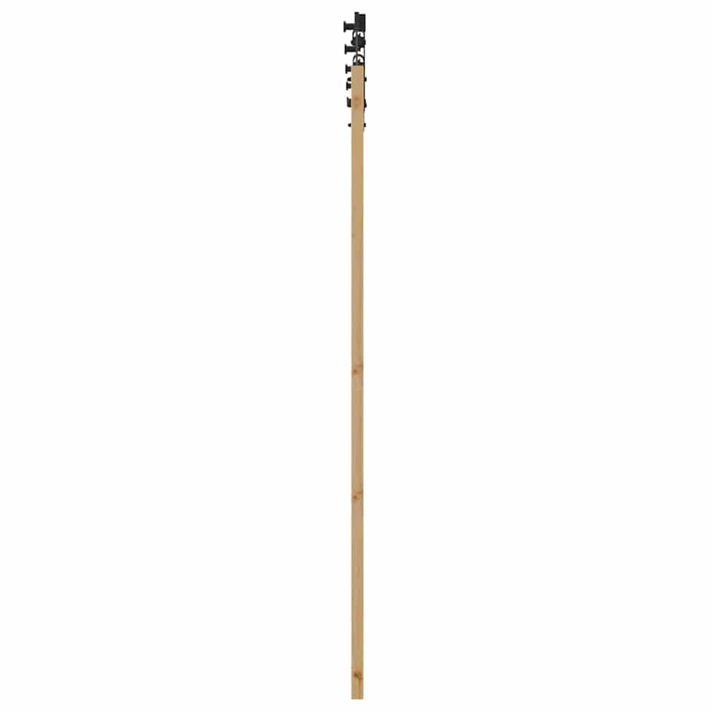 Klizna vrata ORKDAL Prirodna i crna 61 x 198,5 cm