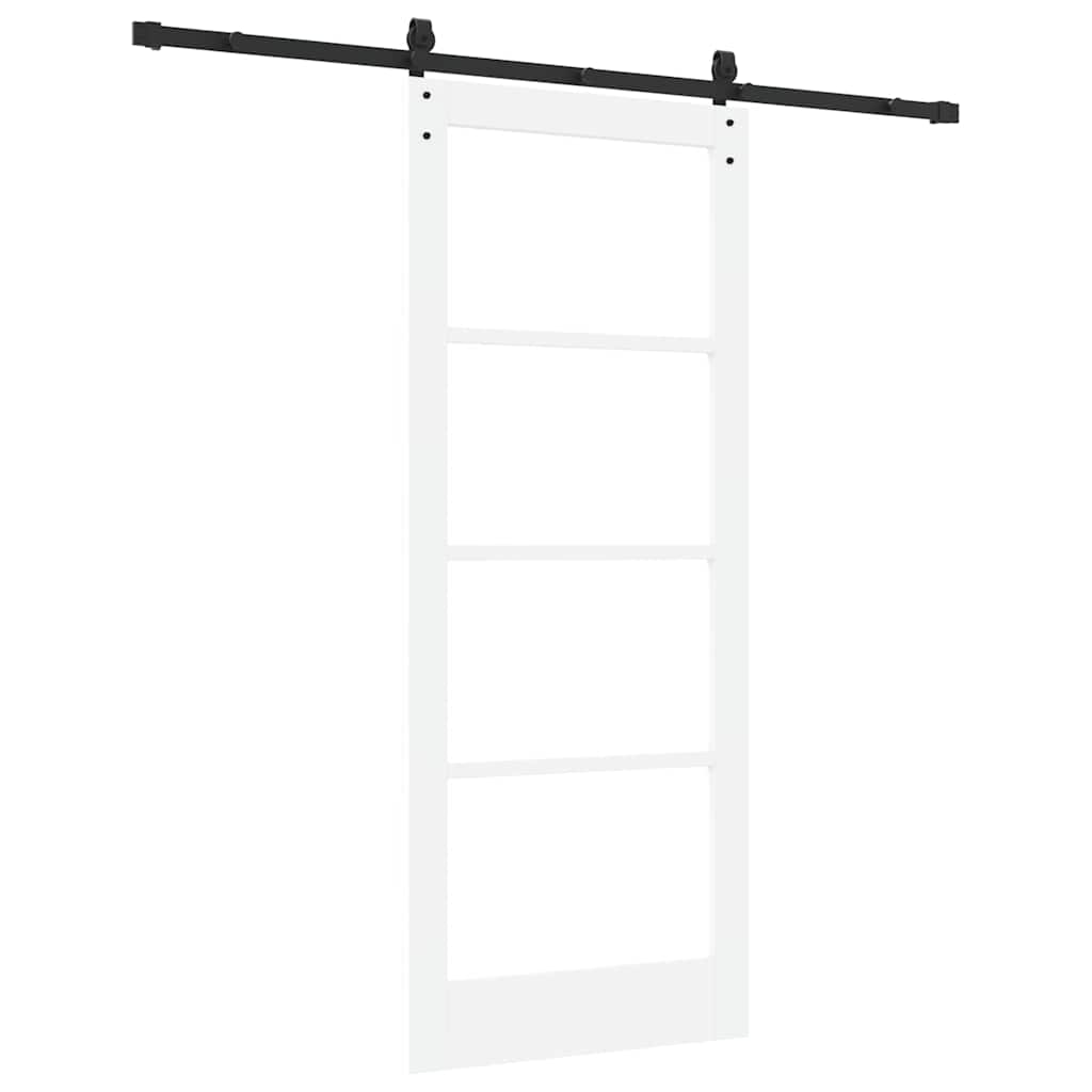 Klizna vrata ORKDAL Bijela i crna 83 x 202 cm