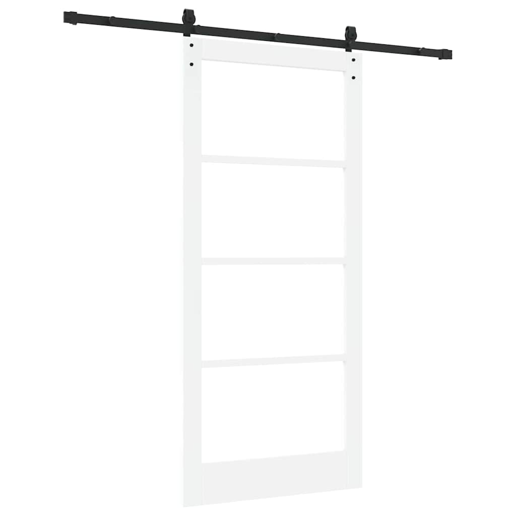 Klizna vrata ORKDAL Bijela i crna 93 x 202 cm