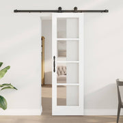 Klizna vrata ORKDAL 61 x 198,5 cm Masivna borovina i staklo