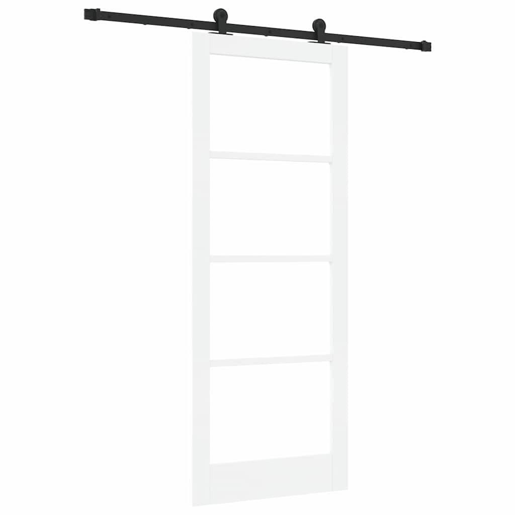 Klizna vrata ORKDAL 83 x 211 cm Masivna borovina i staklo