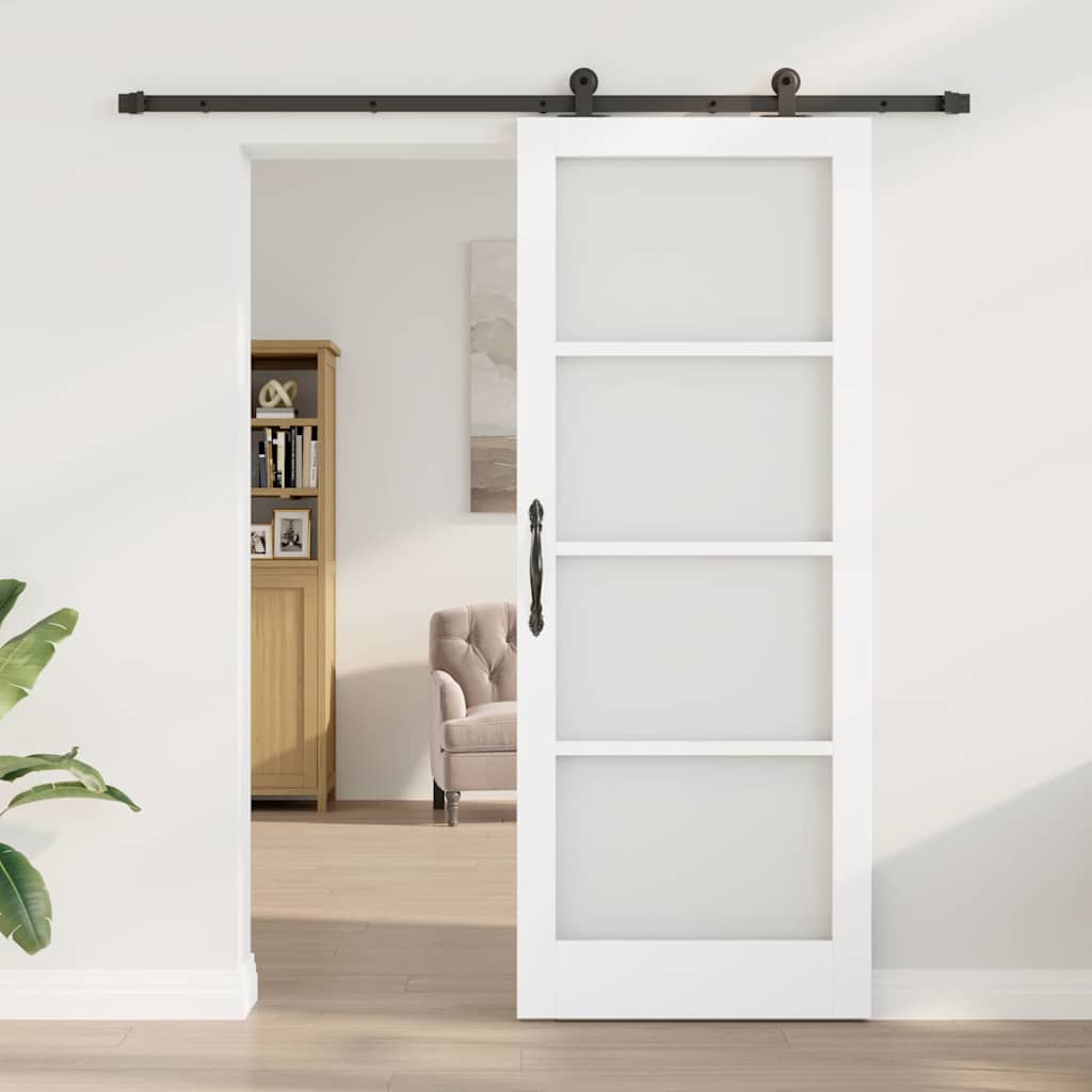 Klizna vrata ORKDAL Bijela i crna 83 x 211 cm