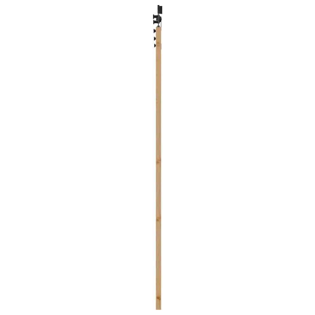 Klizna vrata ORKDAL Prirodna i crna 93 x 202 cm