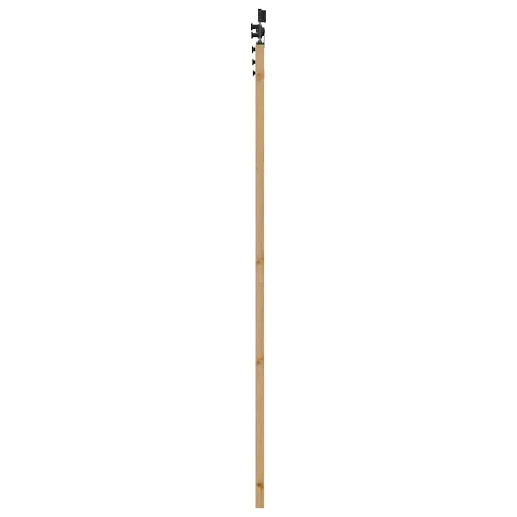 Klizna vrata ORKDAL Prirodna i crna 93 x 211 cm