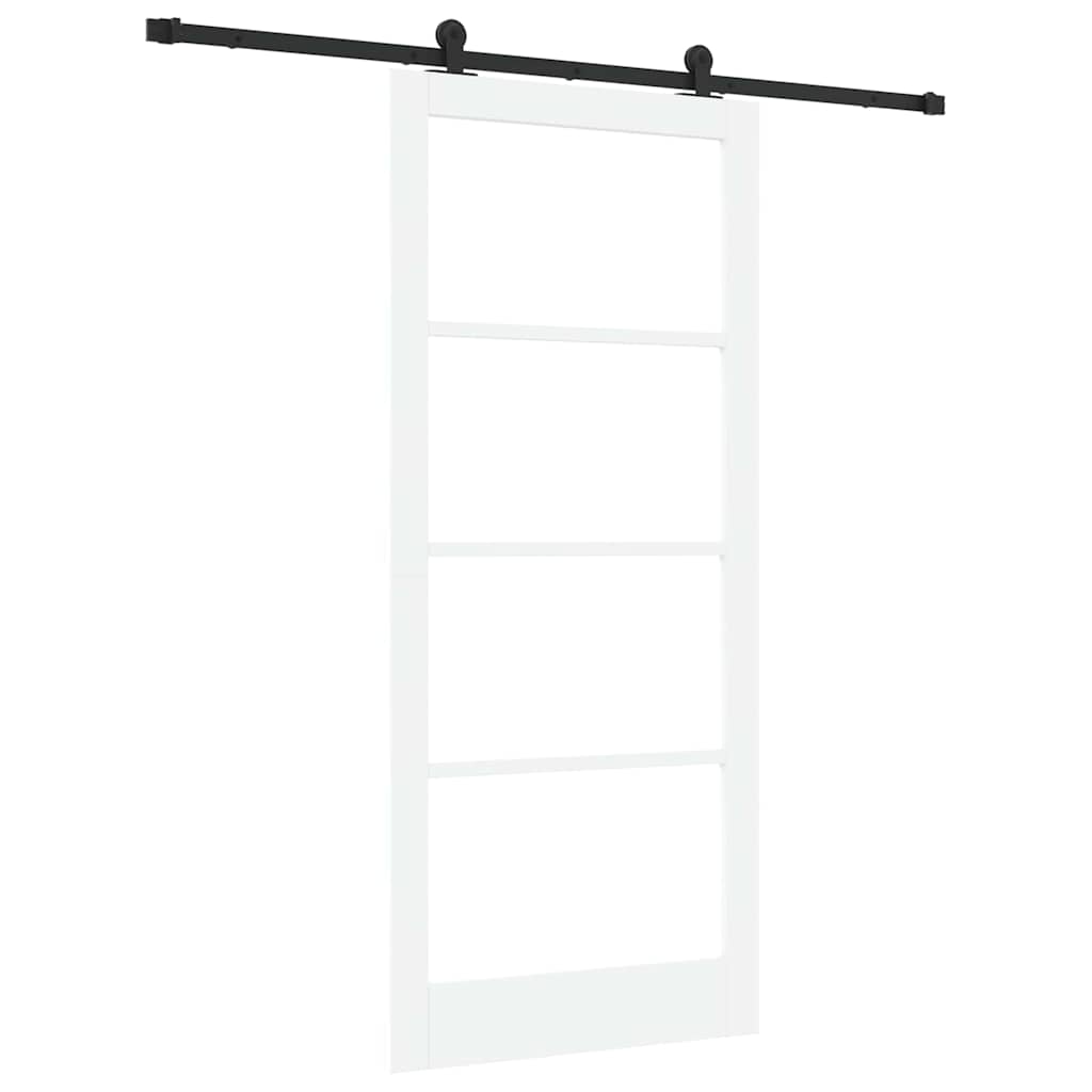 Klizna vrata ORKDAL Bijela i crna 93 x 211 cm
