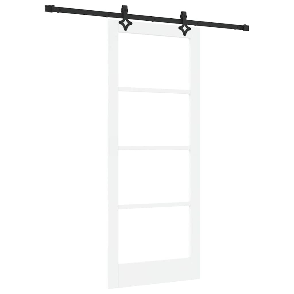Klizna vrata ORKDAL Bijela i crna 83 x 202 cm