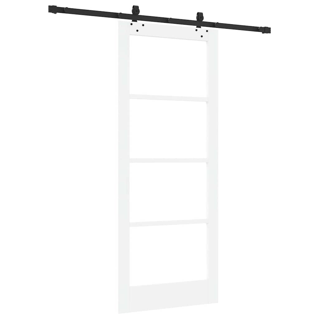 Klizna vrata ORKDAL Bijela i crna 83 x 202 cm