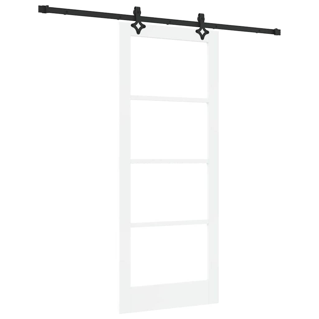 Klizna vrata ORKDAL Bijela i crna 83 x 202 cm