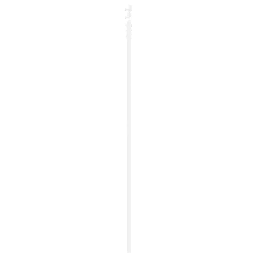 Klizna vrata Bijelo 83 x 211 cm Masivna borovina i staklo