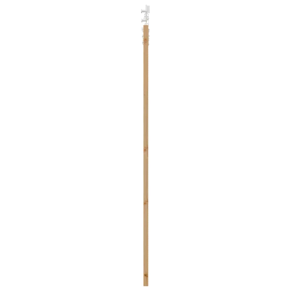 Klizna vrata Prirodna 93 x 202 cm Masivna borovina i staklo