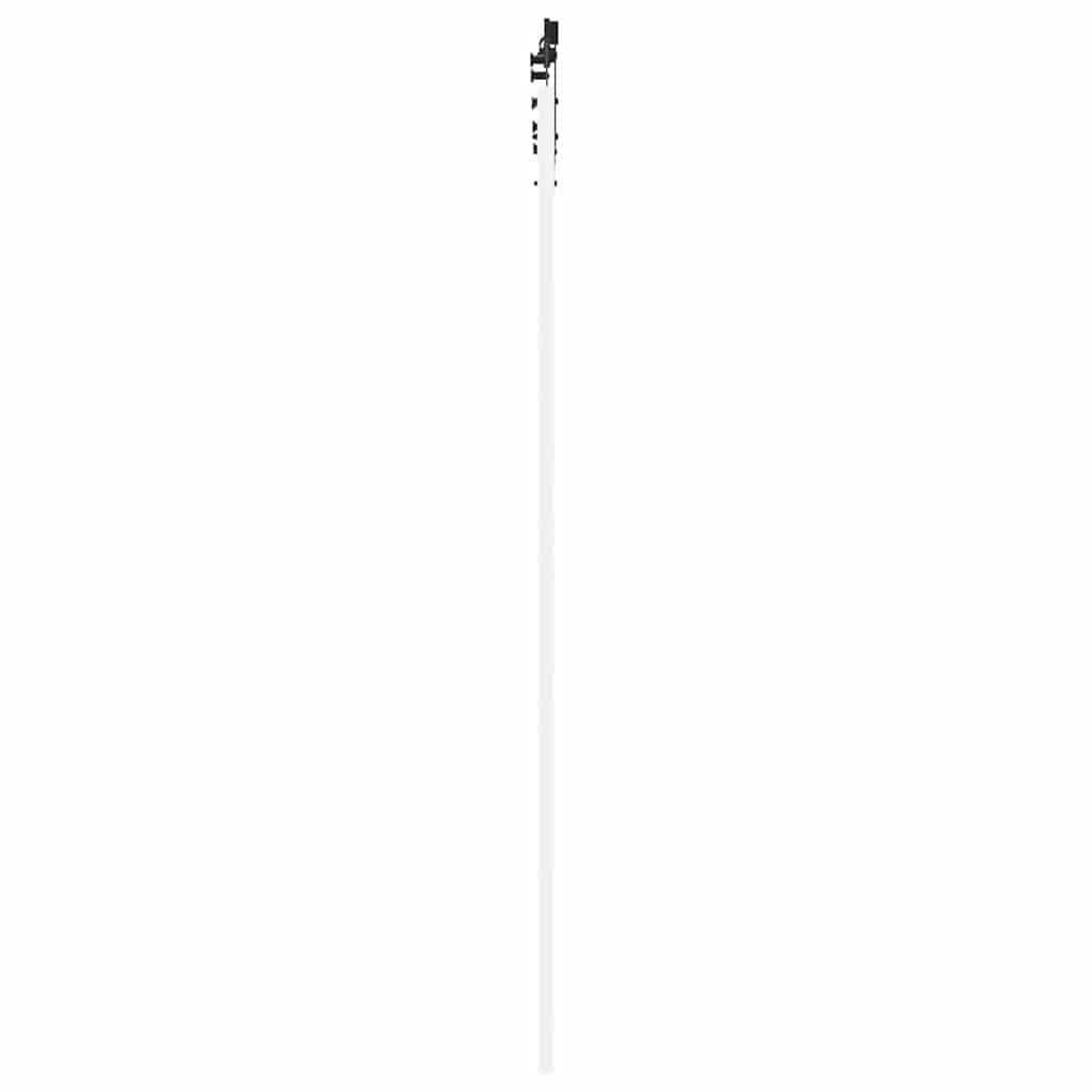 Klizna vrata Bijelo 93 x 232 cm Masivna borovina i staklo