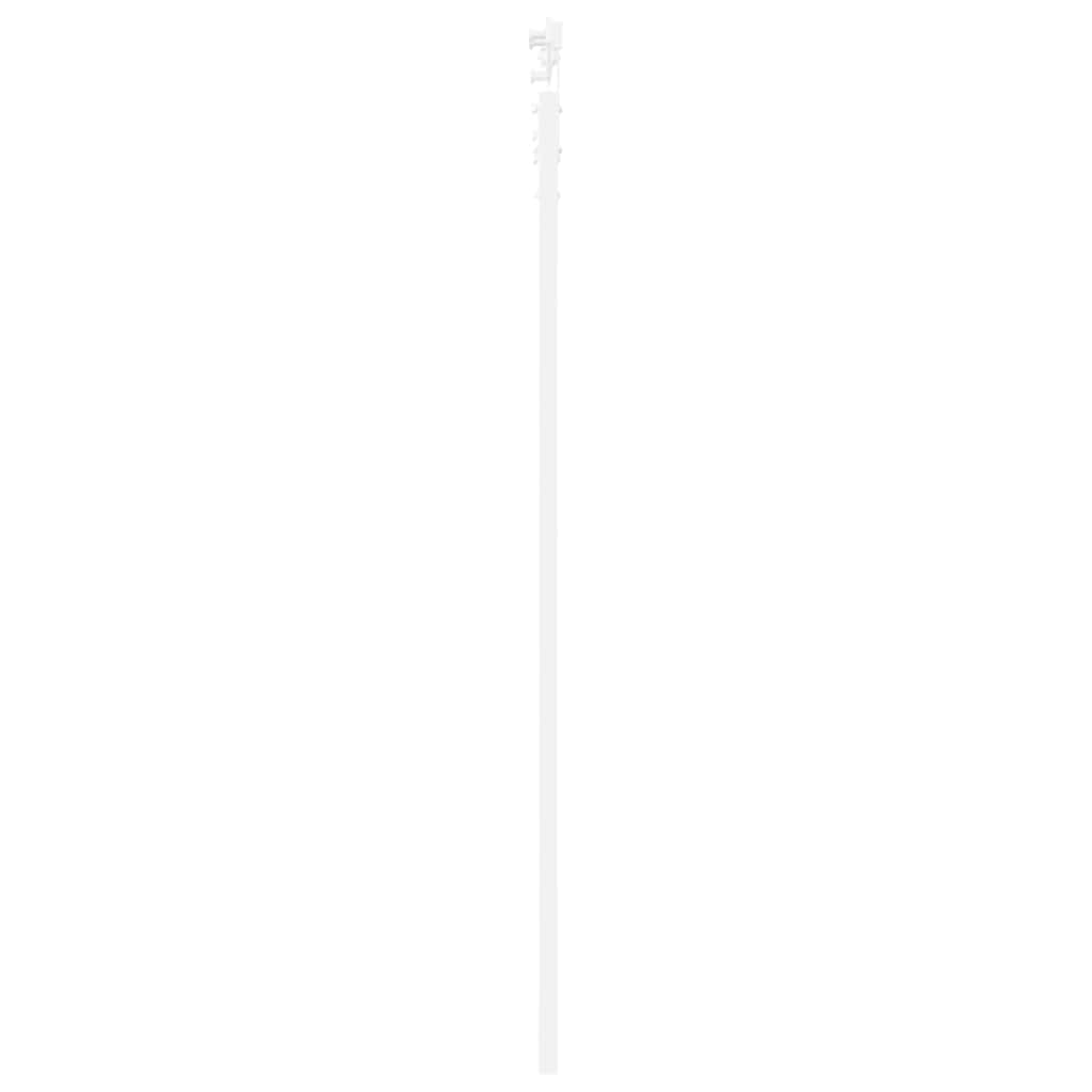 Klizna vrata Bijelo 83 x 202 cm Masivna borovina i staklo
