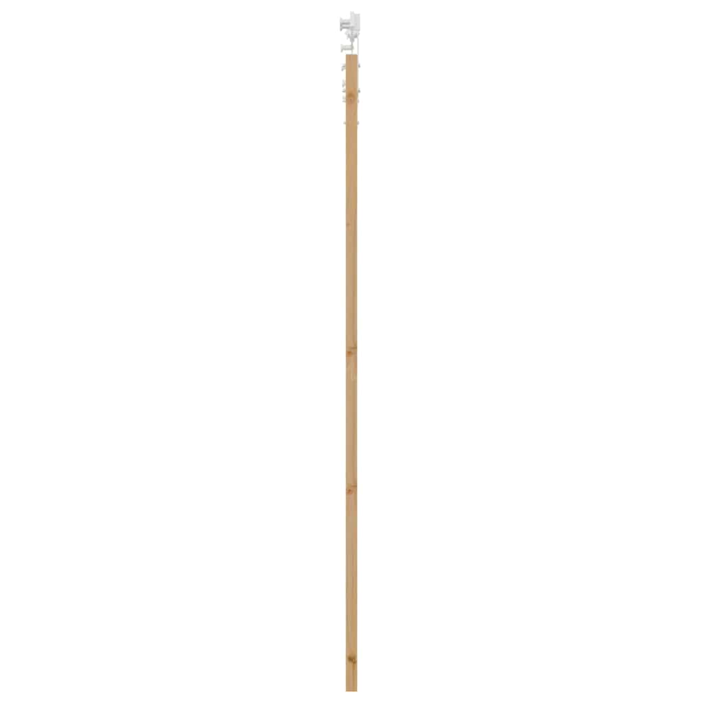 Klizna vrata Prirodna 93 x 211 cm Masivna borovina i staklo