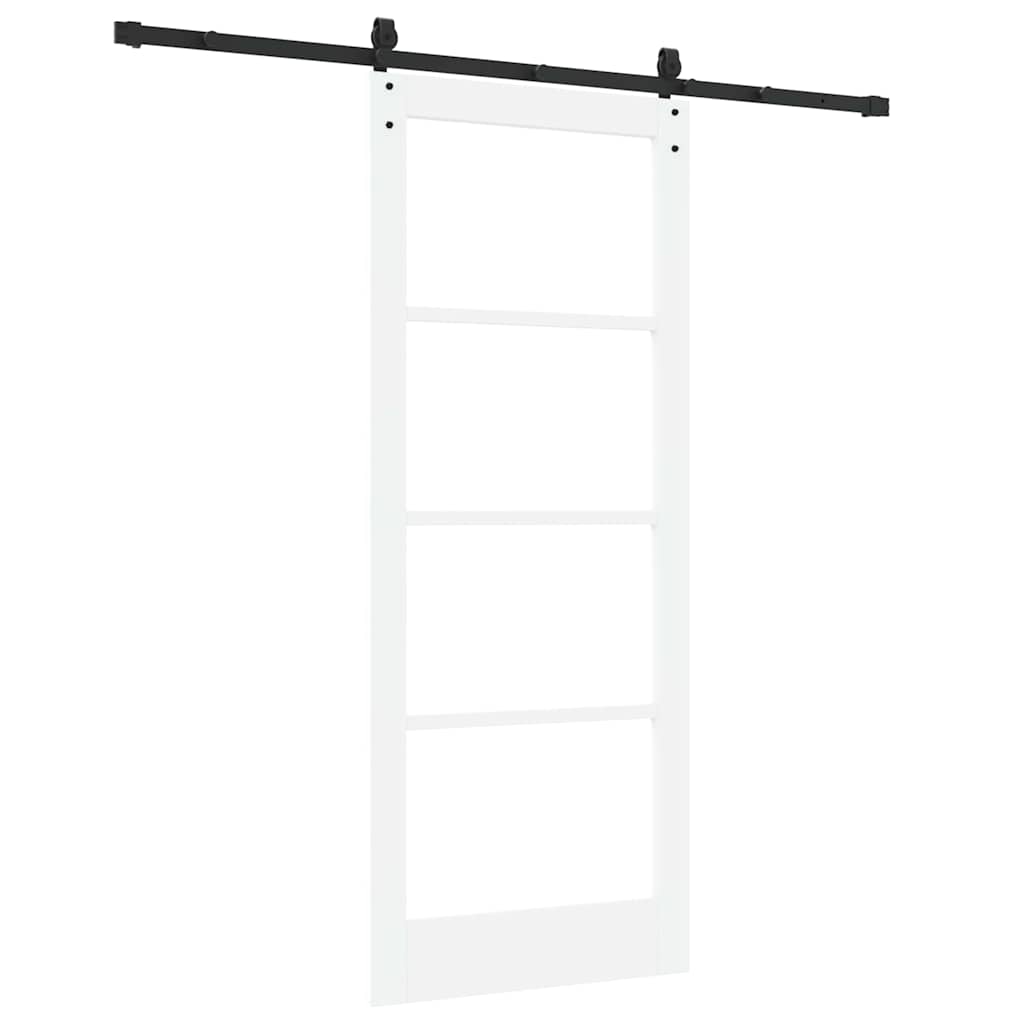 Klizna vrata Bijela i crna 83 x 202 cm