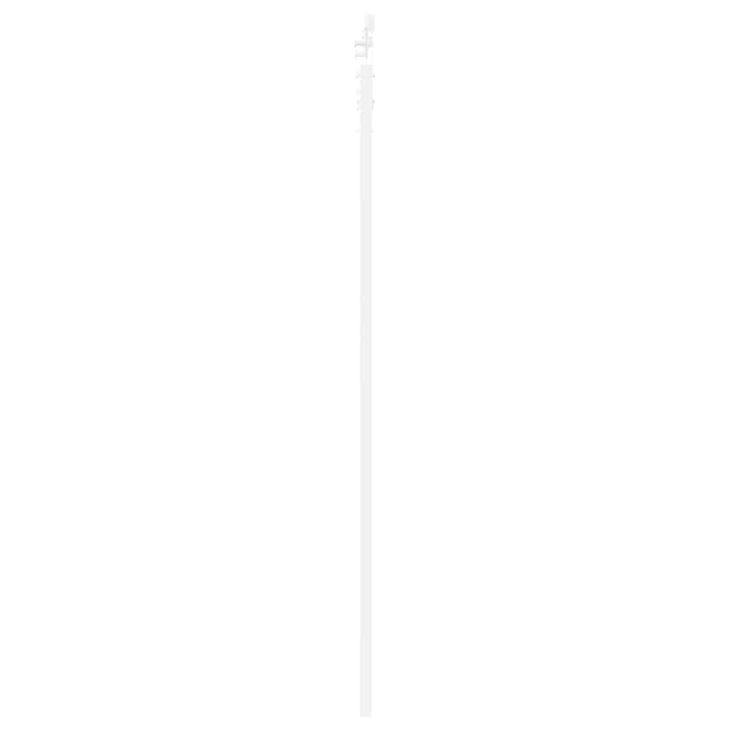 Klizna vrata Bijelo 83 x 211 cm Masivna borovina i staklo