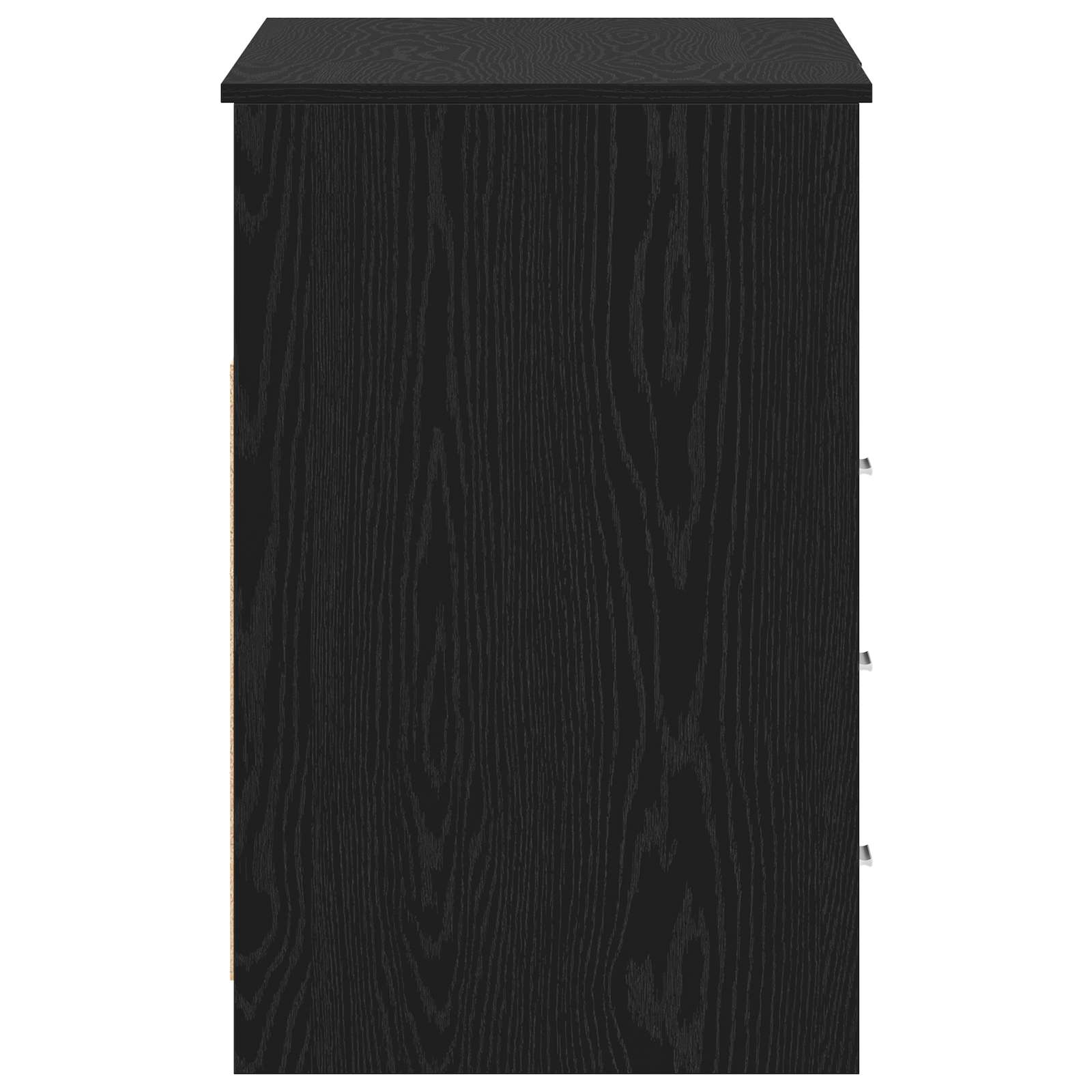 Stol 2 pcs Crni hrast 140 x 50 x 76 cm Konstruirano drvo