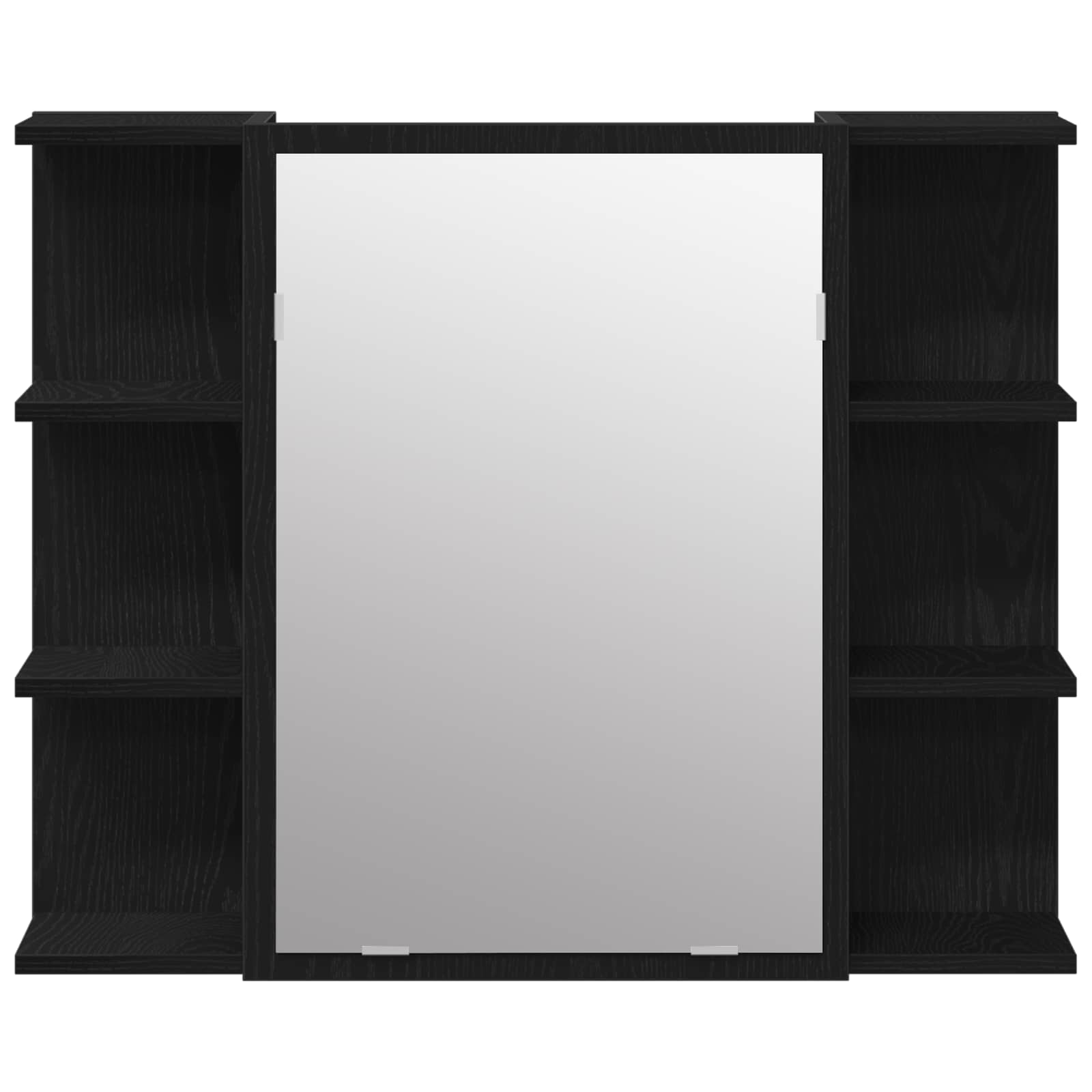 Set namještaja za kupaonicu Zidne 4 pcs Crna 30 x 30 x 179,5 cm