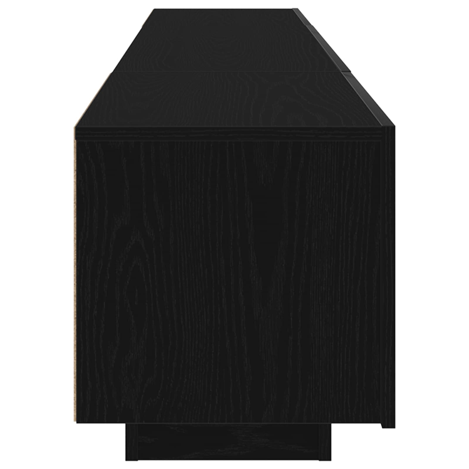 Set TV komoda 2 pcs Crna 180 x 35 x 40 cm Konstruirano drvo