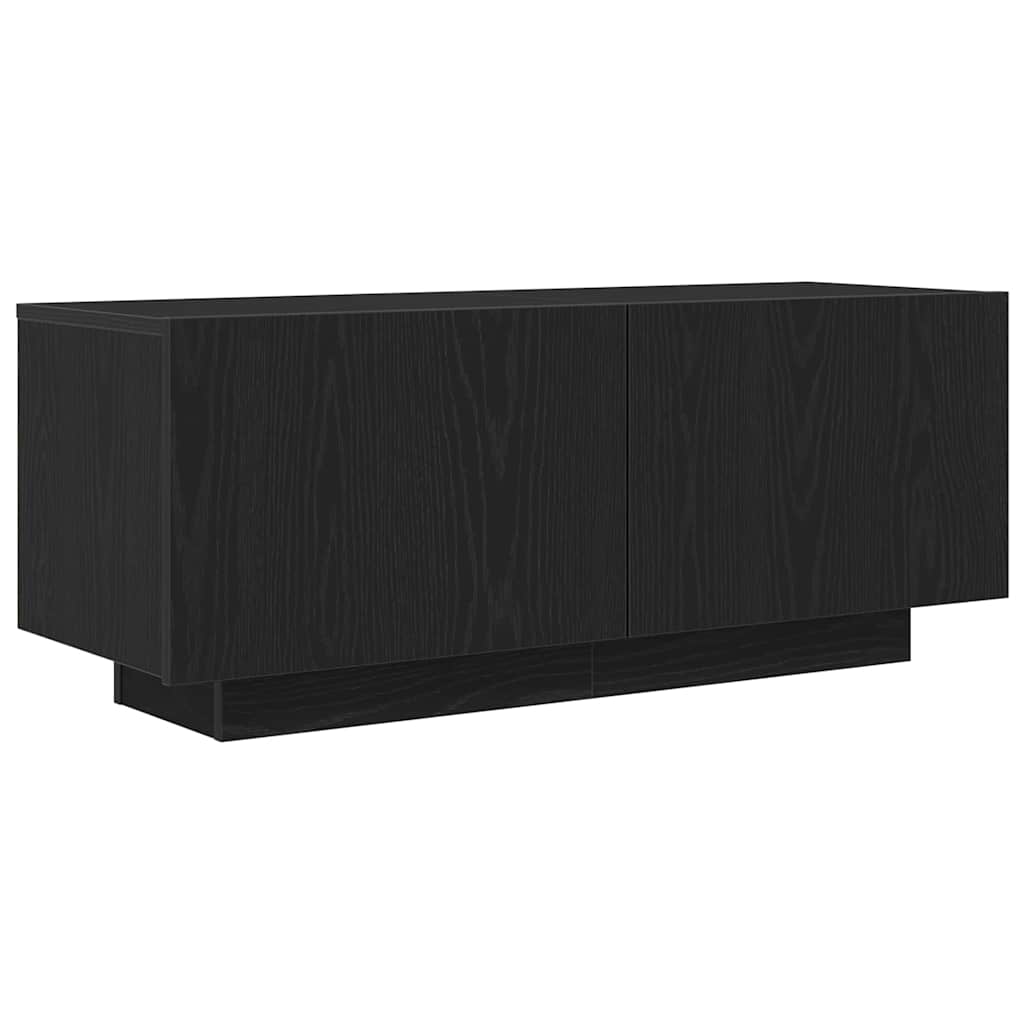 Set TV komoda 3 pcs Crna 300 x 35 x 40 cm Konstruirano drvo