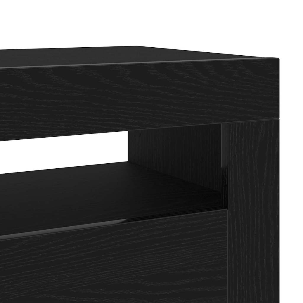 Noćni ormar Crni hrast 60 x 35 x 40 cm Konstruirano drvo