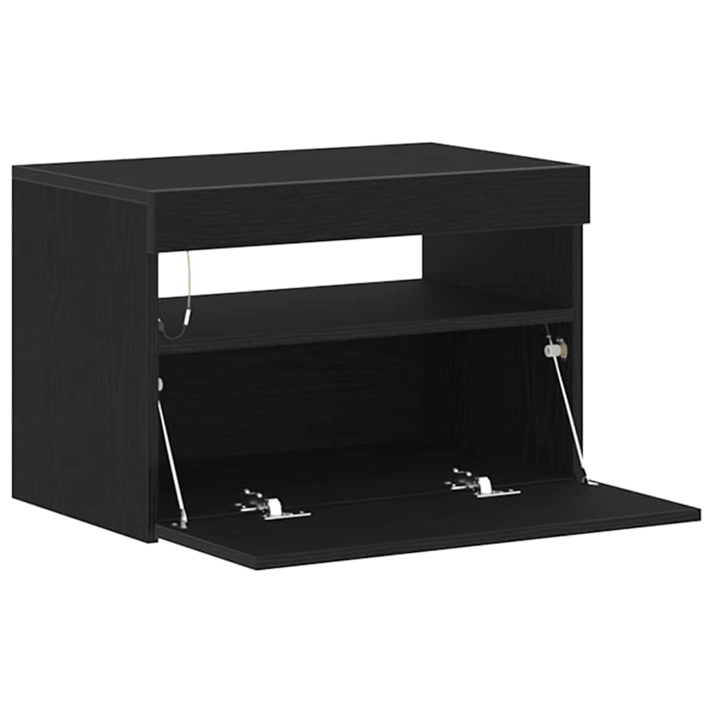 Noćni ormar Crni hrast 60 x 35 x 40 cm Konstruirano drvo