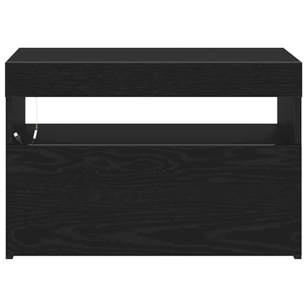 Noćni ormar Crni hrast 60 x 35 x 40 cm Konstruirano drvo