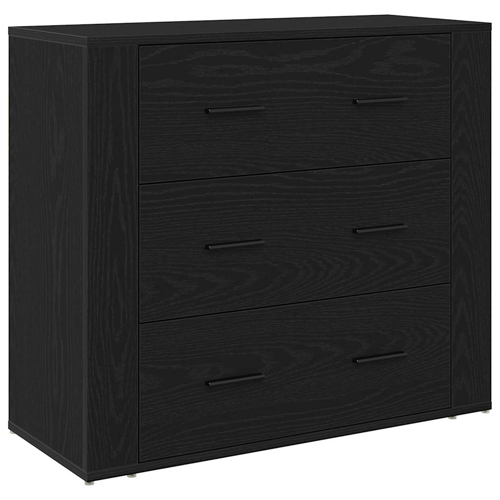 Kreveta Crni hrast 160 x 33 x 70 cm Konstruirano drvo