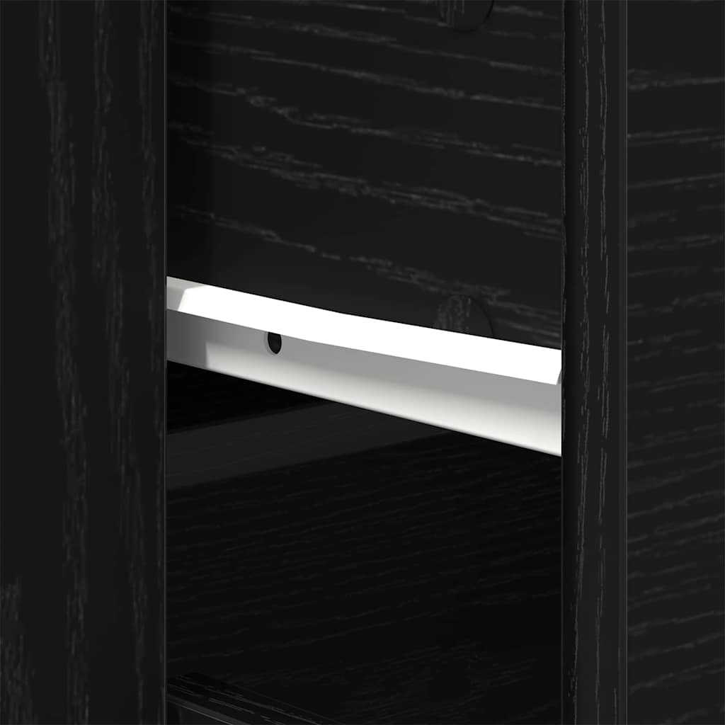 Kreveta Crni hrast 240 x 33 x 70 cm Konstruirano drvo