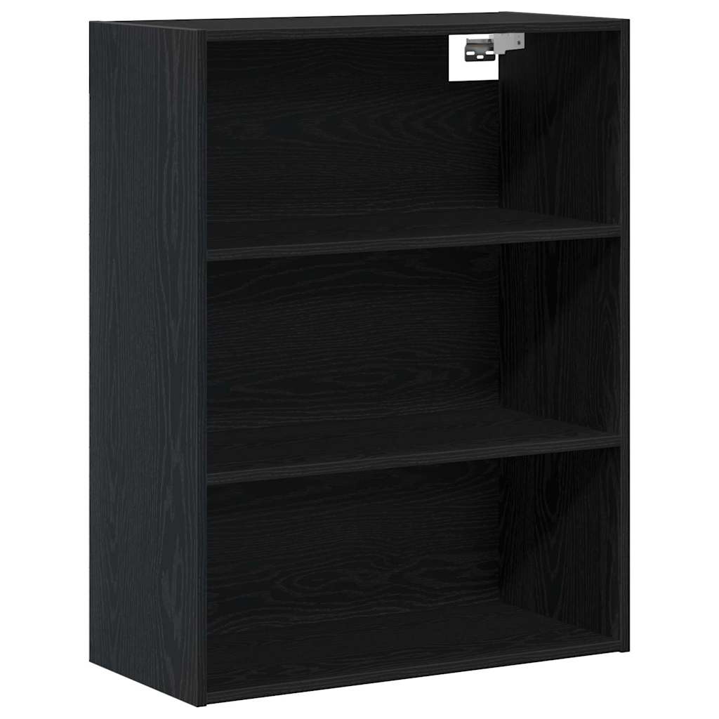 Highboard 2 pcs Crni hrast 69,5 x 34 x 180 cm Konstruirano drvo
