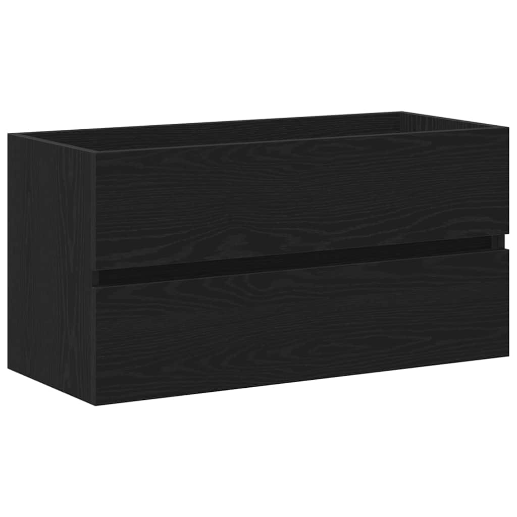 Kupaonski ormarić za sudoper Crni hrast 90 x 39 x 62 cm