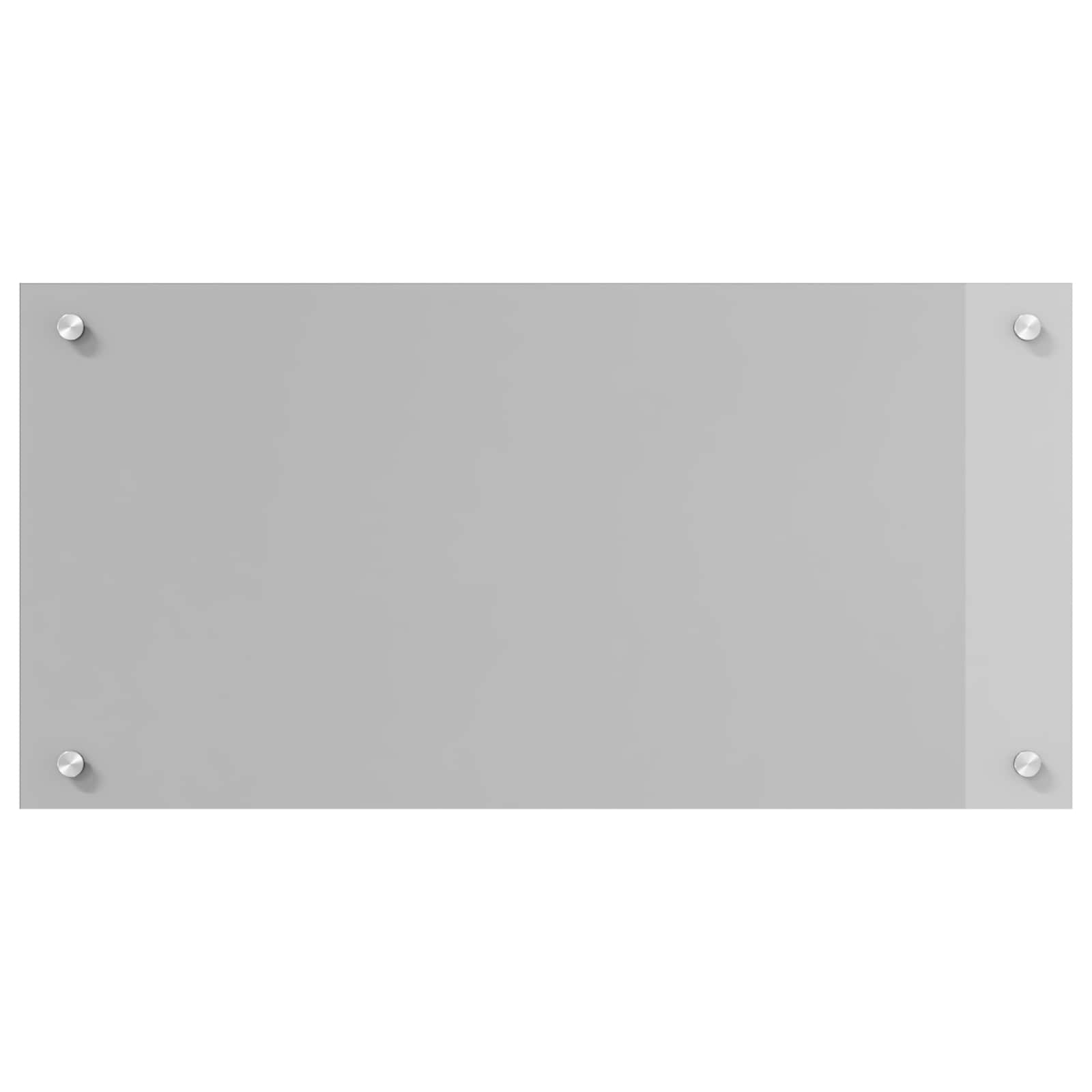 Kuhinjski zid Svijetlo siva 80 x 40 cm Staklo otporno na udarce