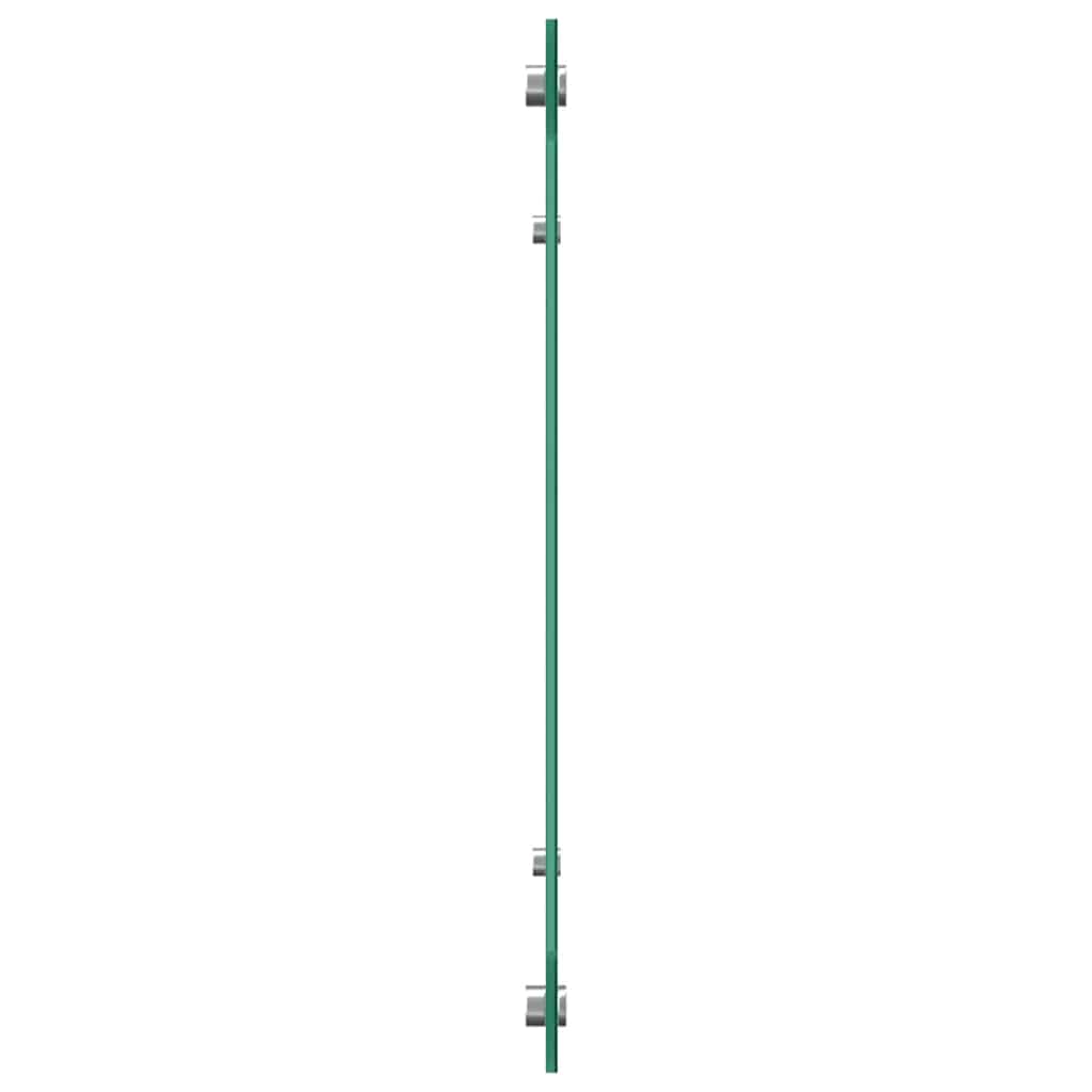 Kuhinjski zid Bijelo 110 x 50 cm Staklo otporno na udarce