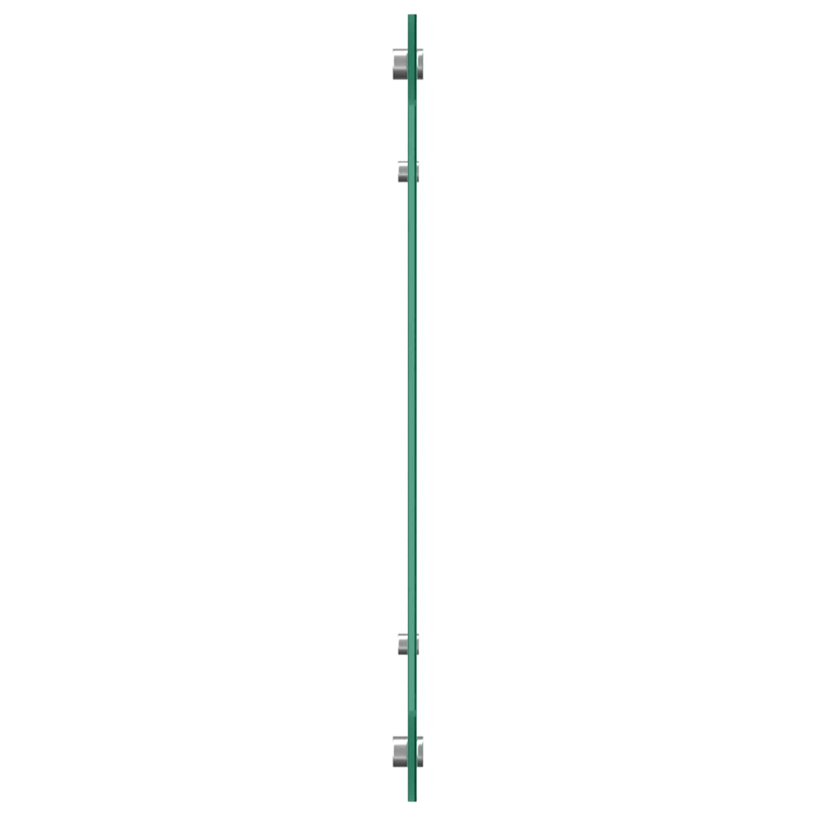 Kuhinjski zid Tamno siva 110 x 40 cm Staklo otporno na udarce