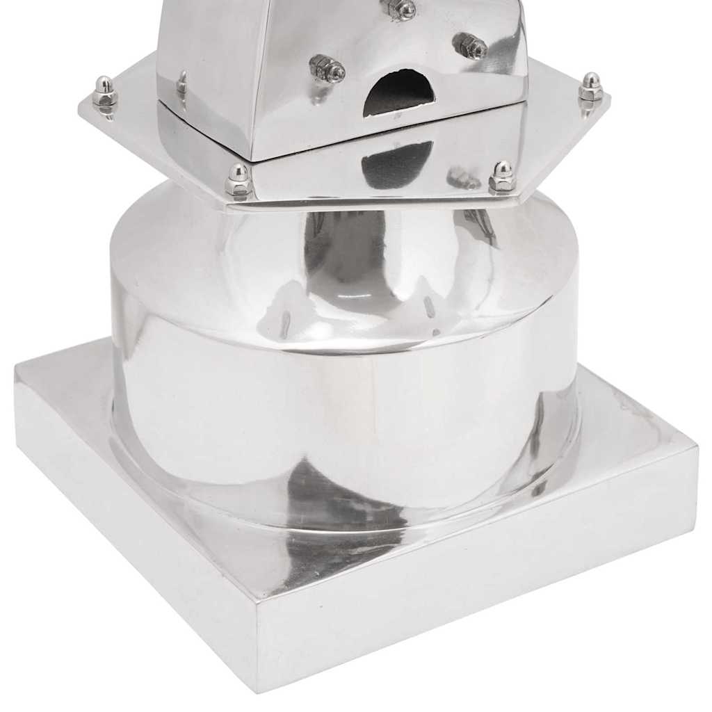 Skulptura Srebrno 26 x 26 x 110 cm Aluminij