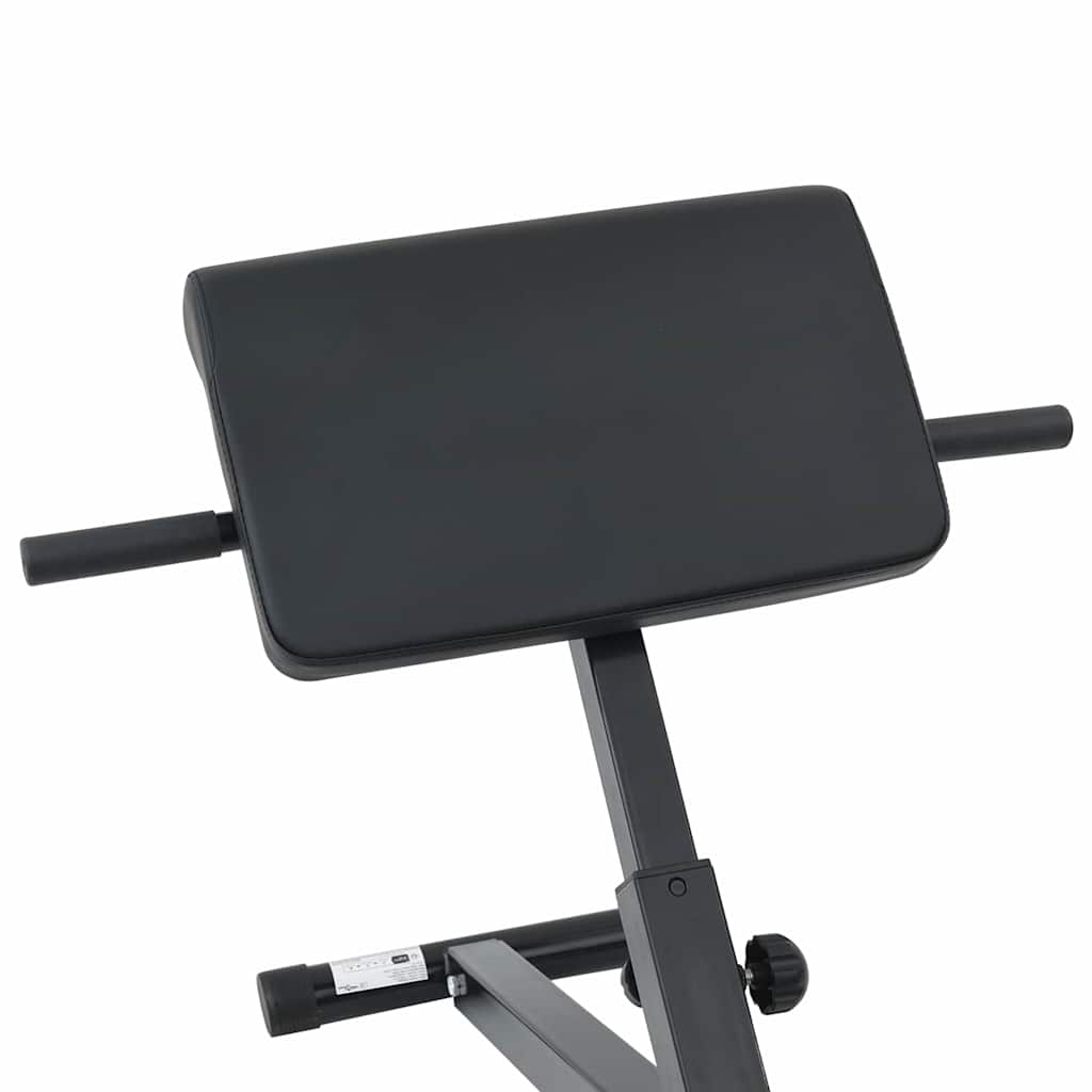 Klupa za hiperextenziju Crna 100,5 x 70 x 78 cm
