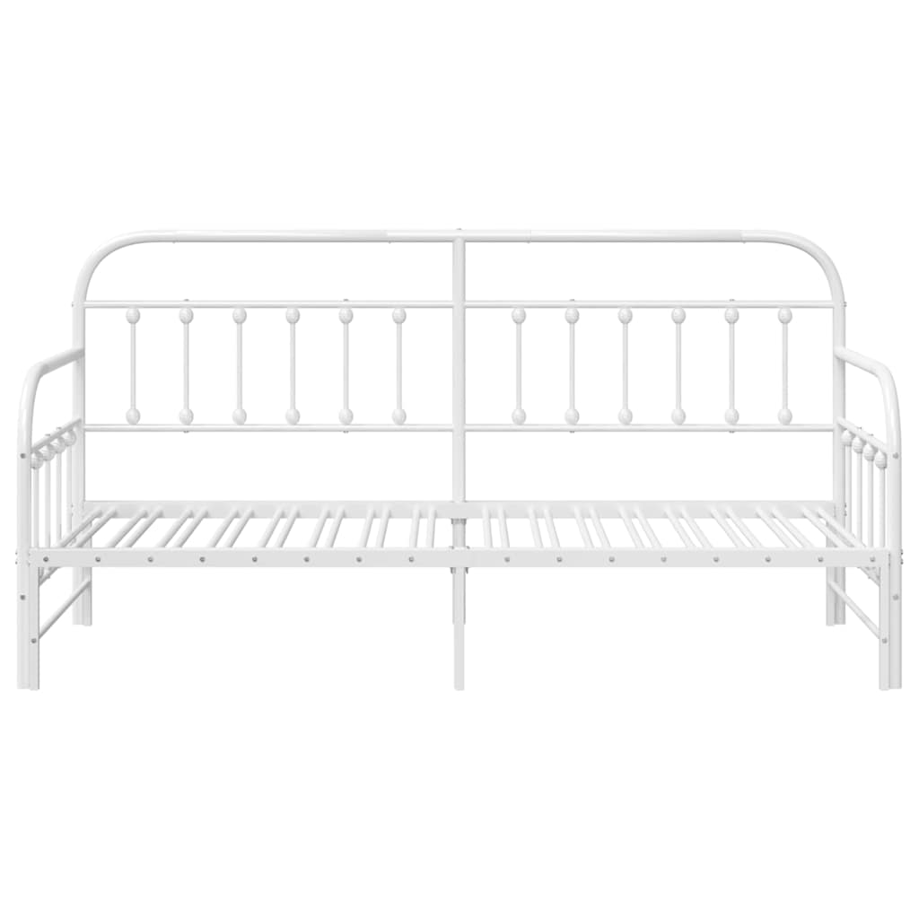 Krevet na kat Bijelo 80 x 200 cm Čelik s prahom premazan
