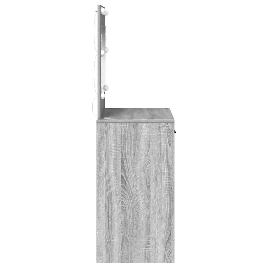 Toaletni stol Siva Sonoma 78,5 x 41 x 135 cm Konstruirano drvo