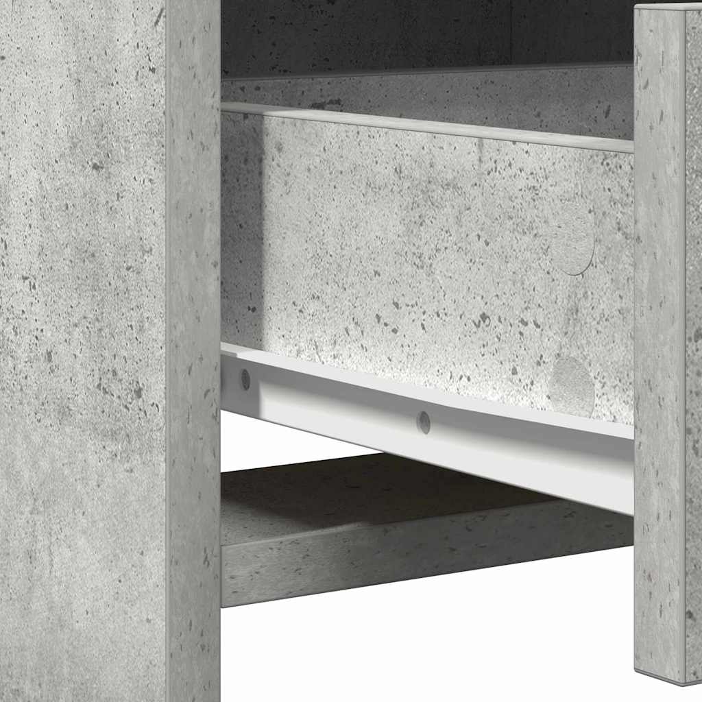 Toaletni stol Betonski sivi 50 x 41 x 135 cm Konstruirano drvo