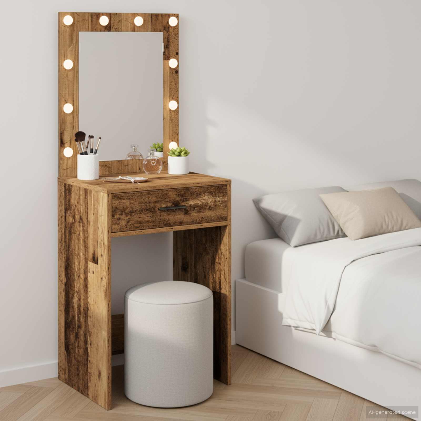 Toaletni stol Staro drvo 50 x 41 x 135 cm Konstruirano drvo