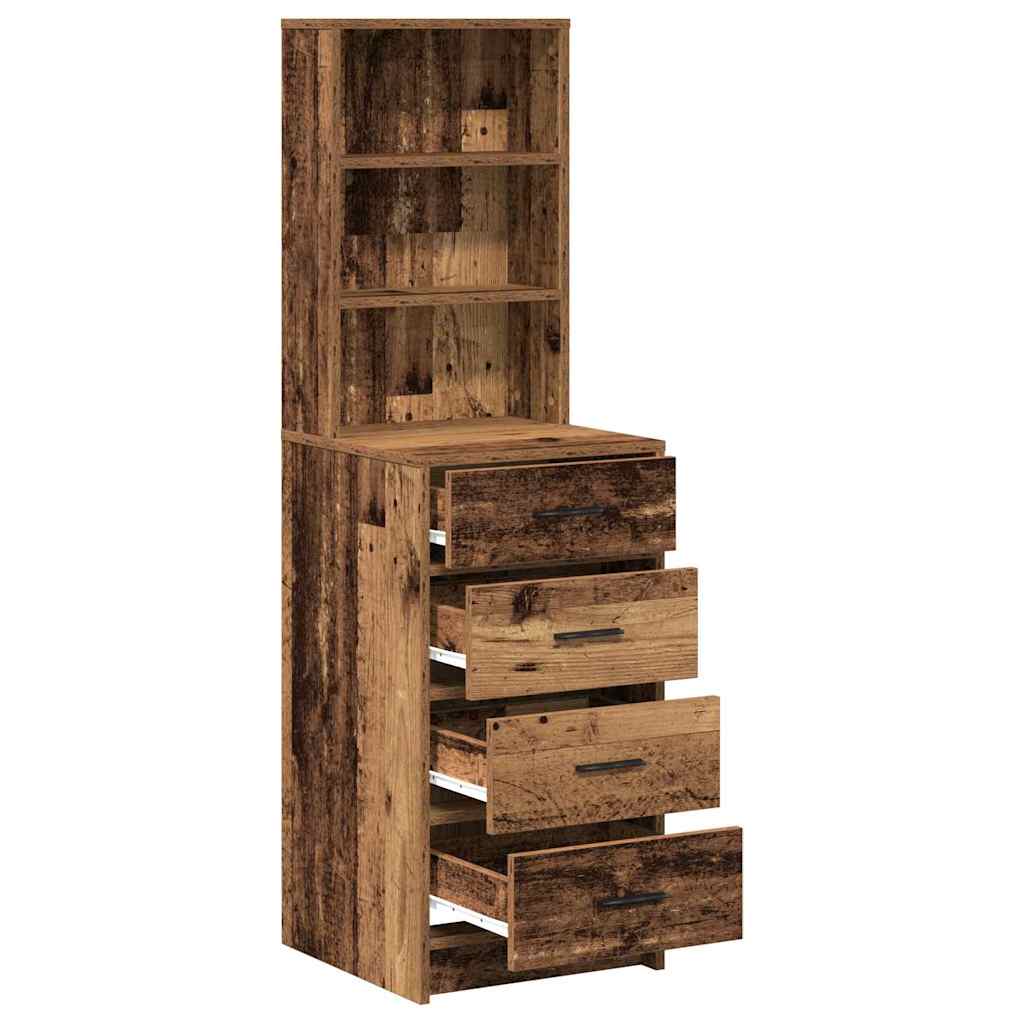 Highboard Staro drvo 40 x 41 x 135 cm Konstruirano drvo