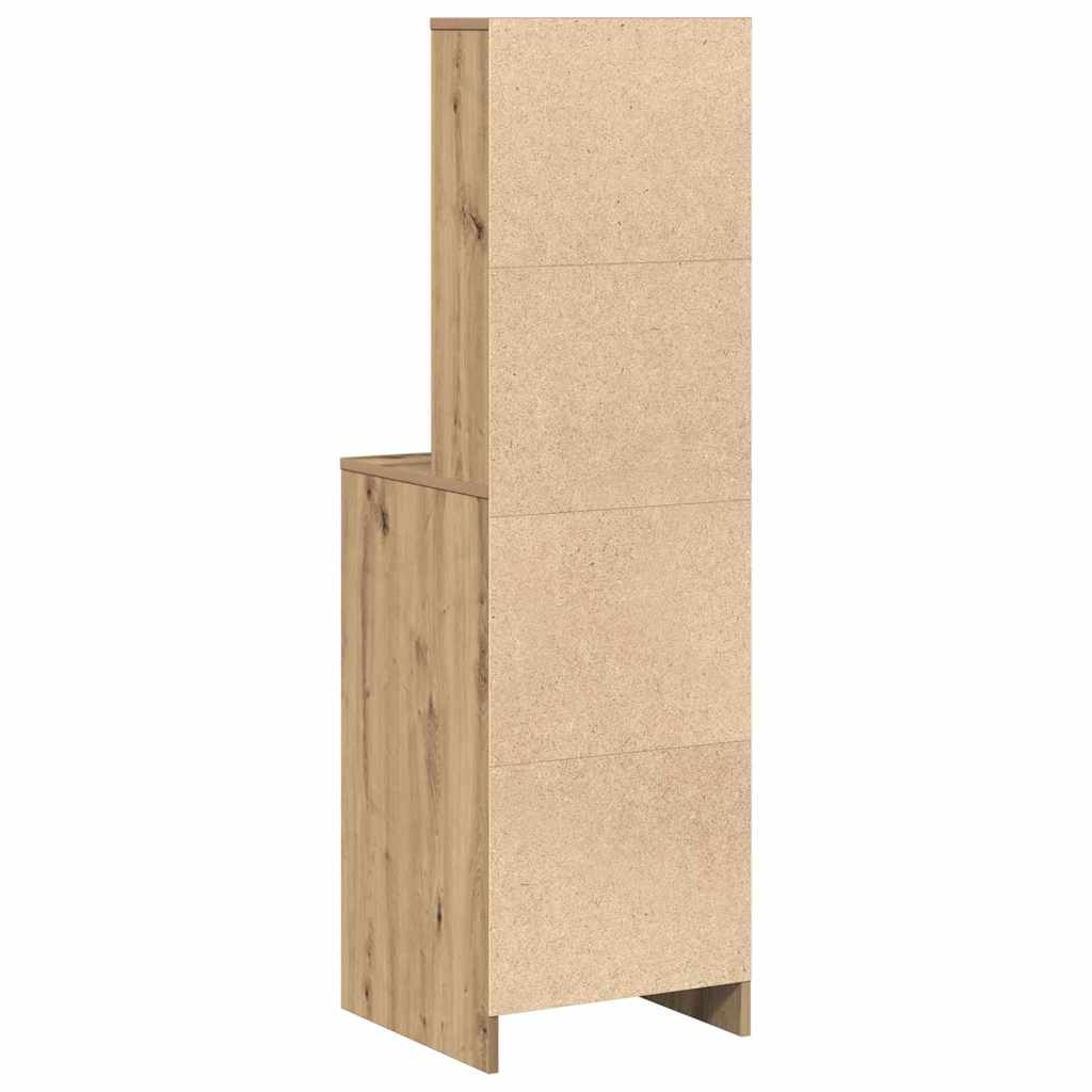 Highboard hrast artisan 40 x 41 x 135 cm Konstruirano drvo