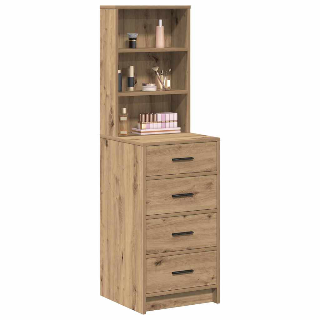 Highboard hrast artisan 40 x 41 x 135 cm Konstruirano drvo