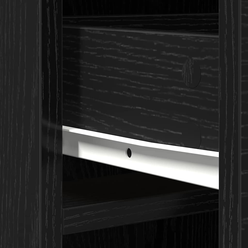 Highboard Crni hrast 40 x 40,5 x 135 cm Konstruirano drvo