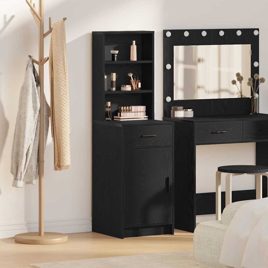 Highboard Crni hrast 40 x 40,5 x 135 cm Konstruirano drvo