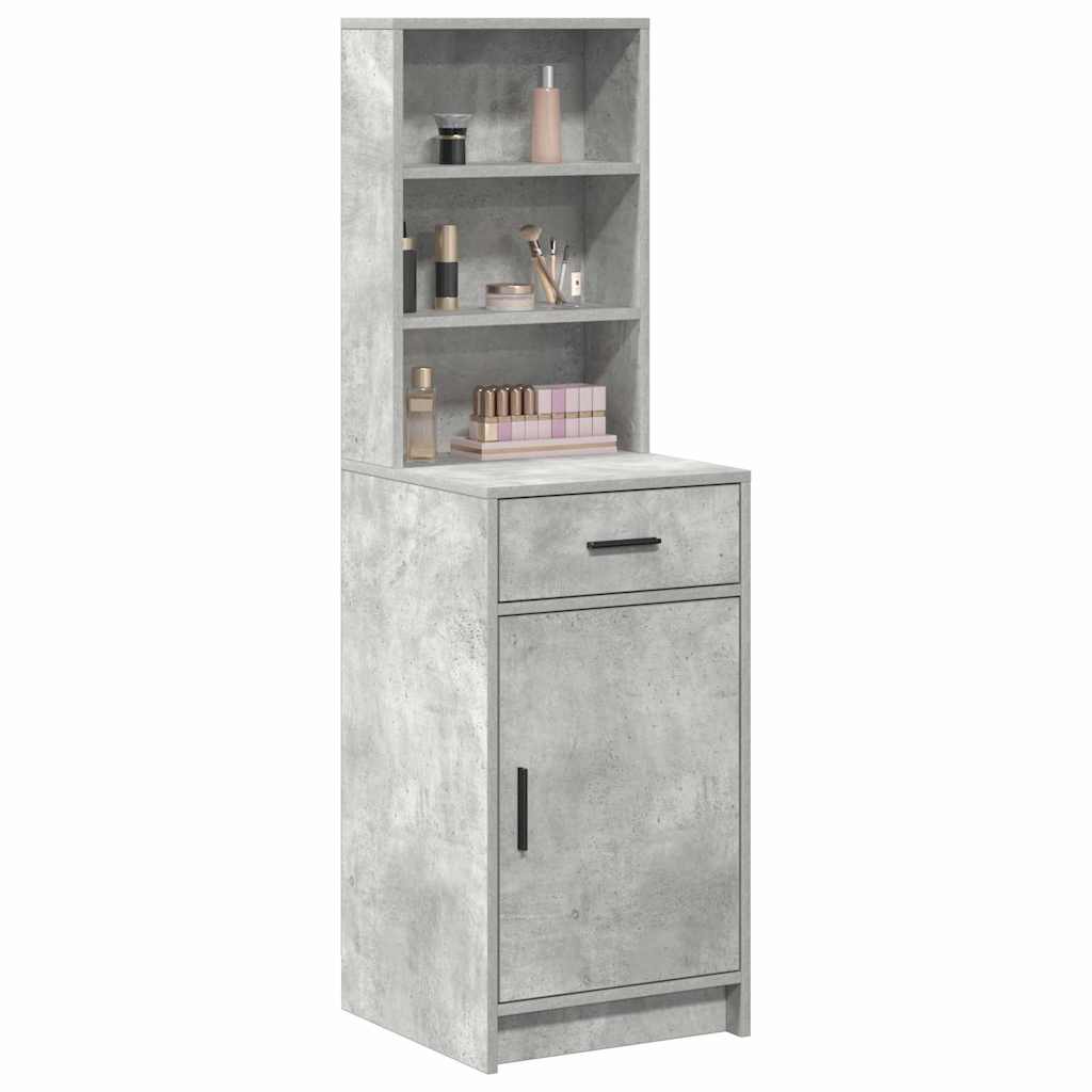Highboard Betonski sivi 40 x 40,5 x 135 cm Konstruirano drvo