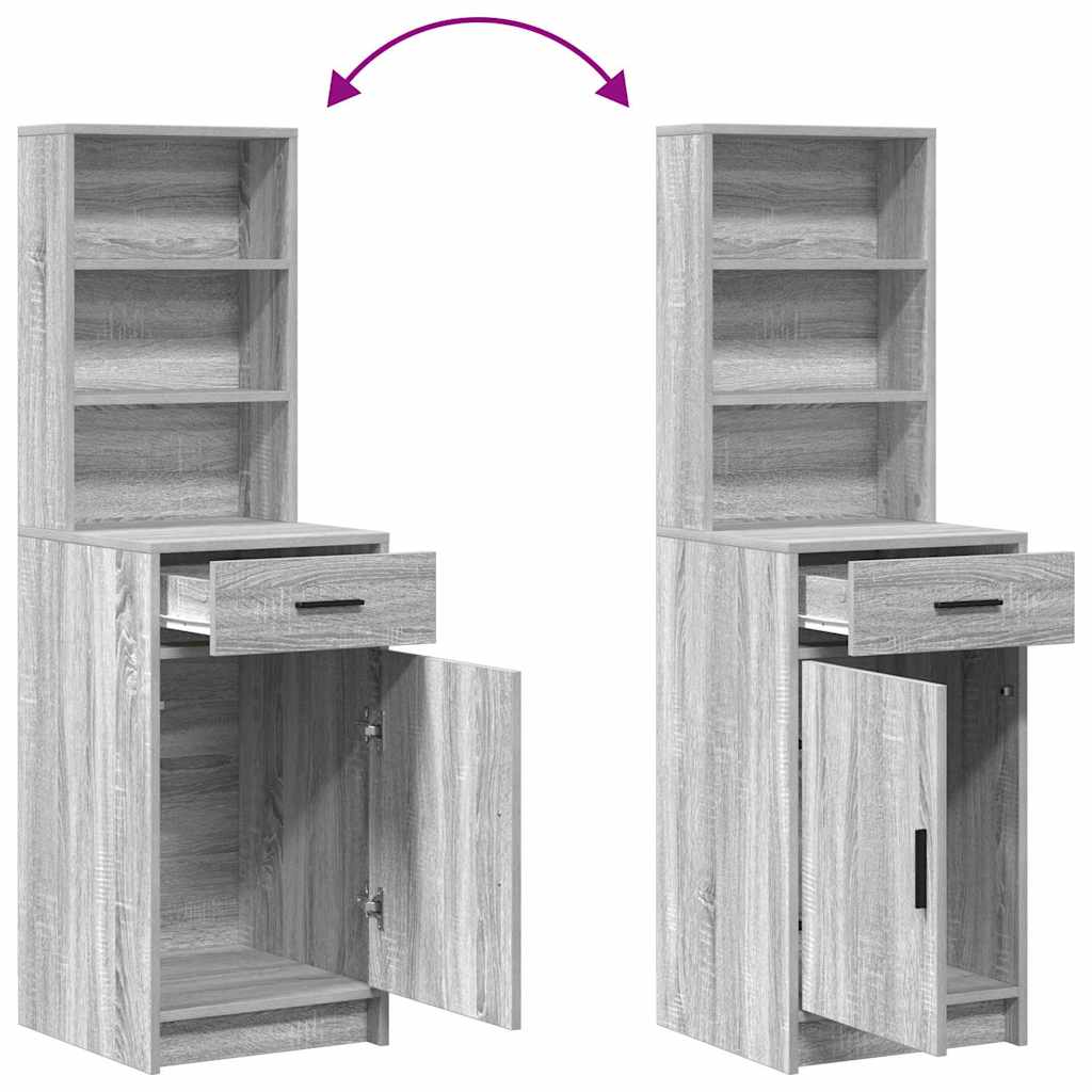 Highboard Siva Sonoma 40 x 40,5 x 135 cm Konstruirano drvo