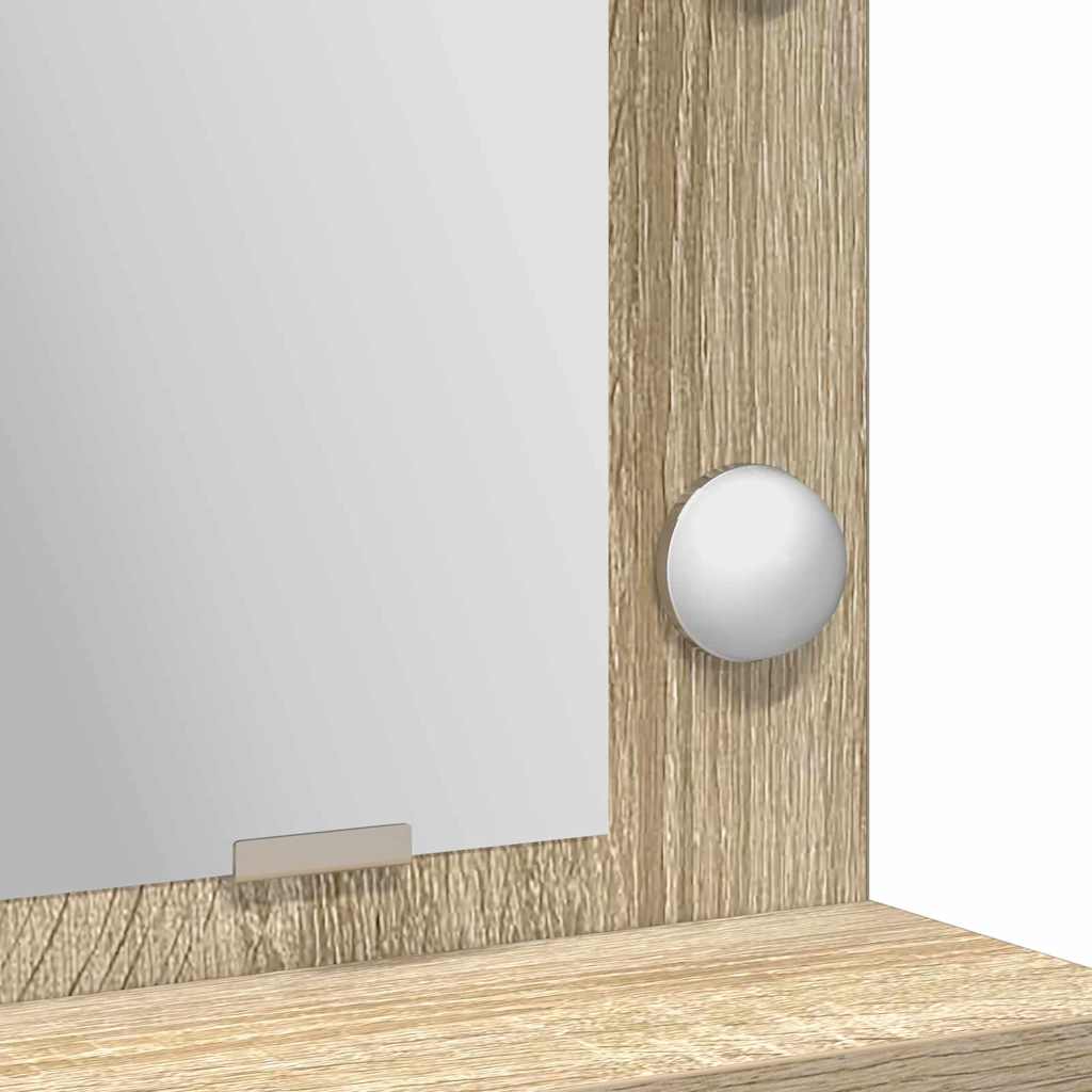 Toaletni stol Sonoma hrast 50 x 41 x 135 cm Konstruirano drvo