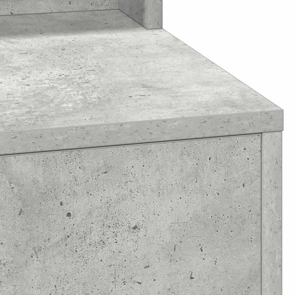Toaletni stol Betonski sivi 50 x 41 x 135 cm Konstruirano drvo