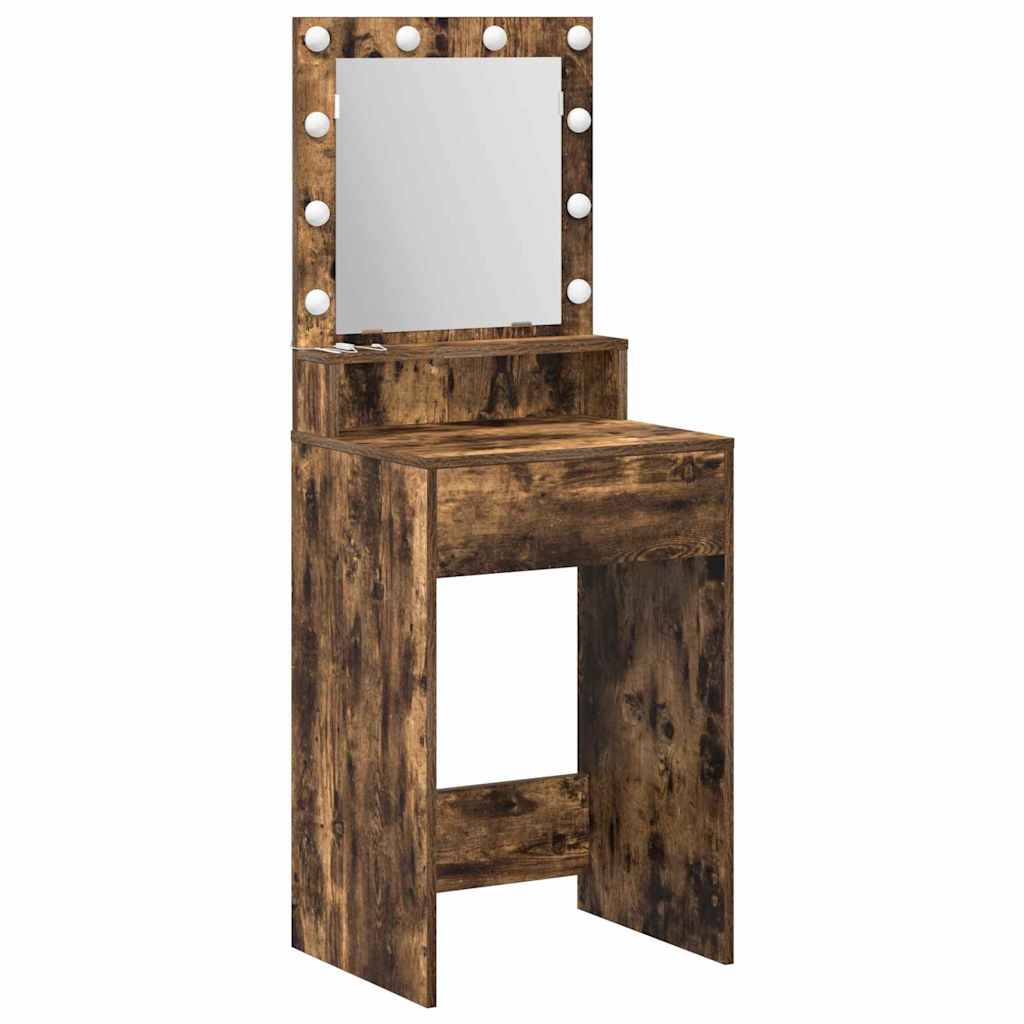 Toaletni stol Dimljeni hrast 50 x 41 x 135 cm Konstruirano drvo