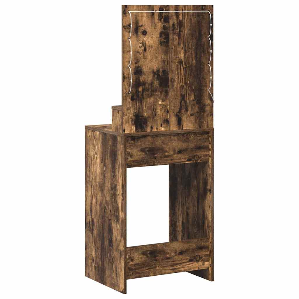 Toaletni stol Dimljeni hrast 50 x 41 x 135 cm Konstruirano drvo